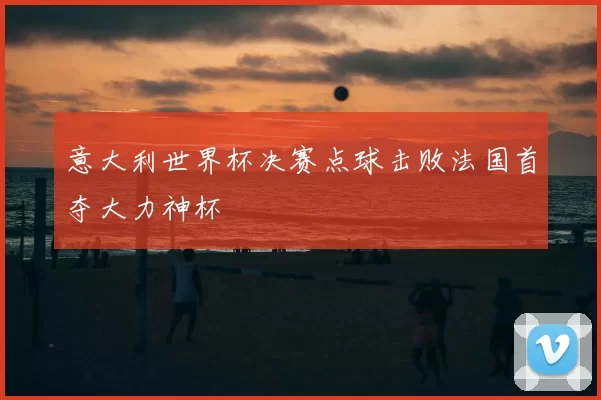 意大利世界杯决赛点球击败法国首夺大力神杯